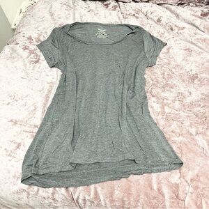 Faded Glory ultra-soft gray casual flowy t-shirt